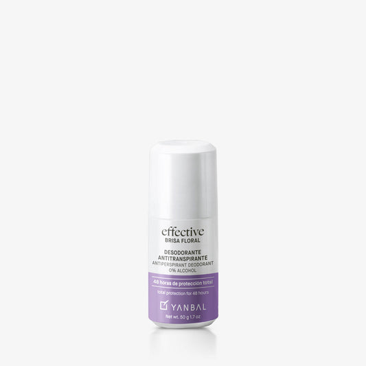 Effective Desodorante Roll on Brisa Floral
Libre y protegida en todo momento
50.00 g
