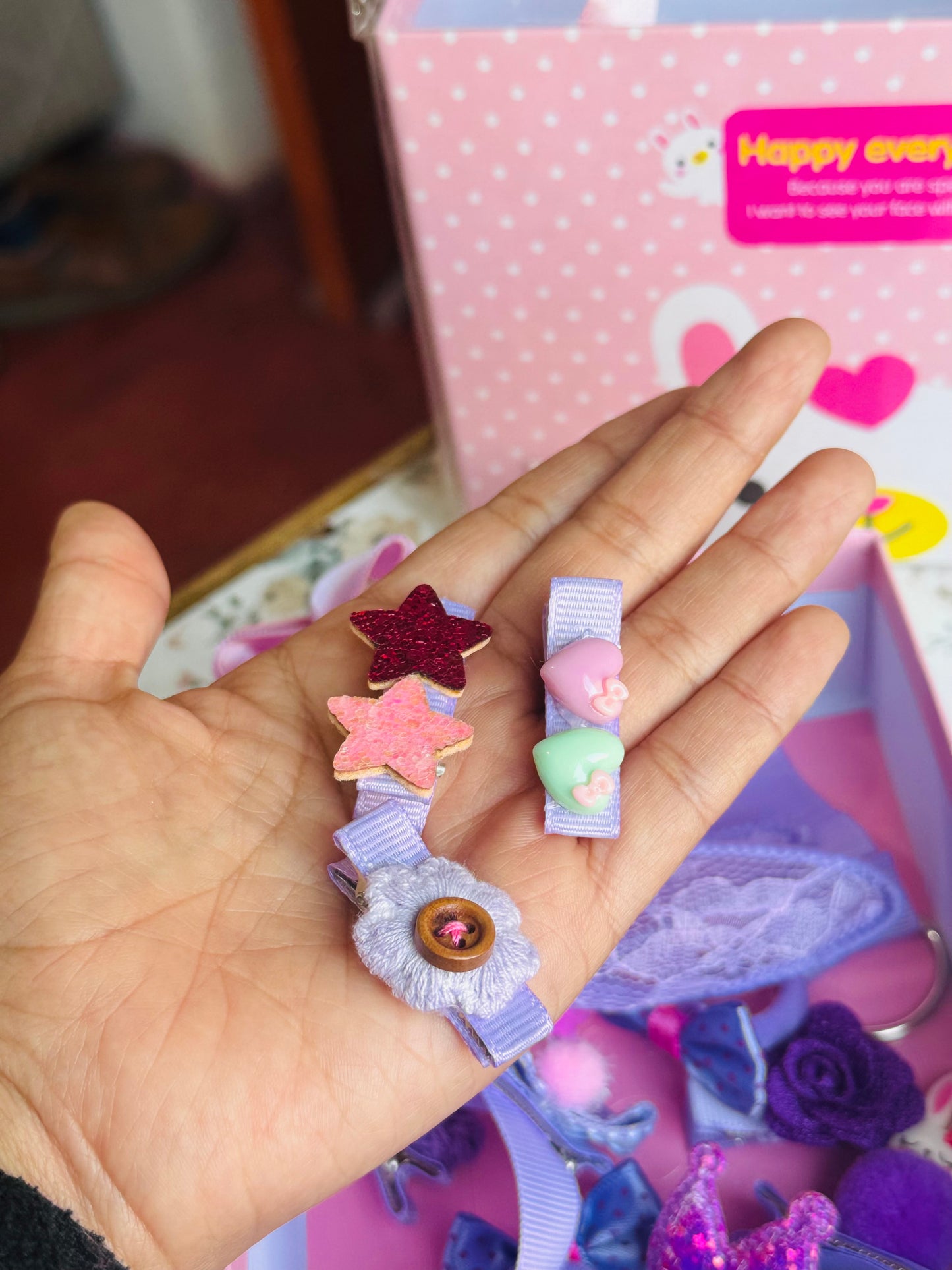 Set de Collets y ganchitos para niñas