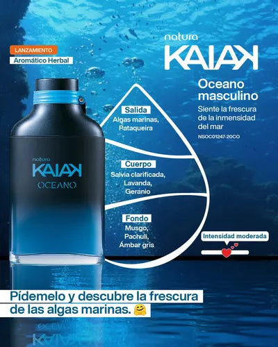 Kaiak Oceano Eau de Toilette Masculino 100ml