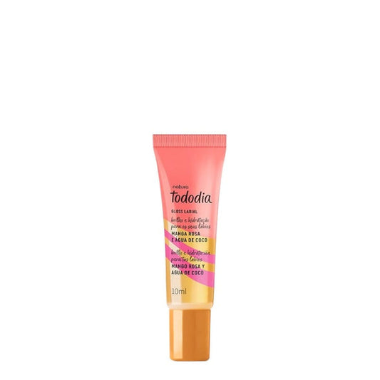 Tododia Gloss labial mango rosa y agua de coco 10 ml