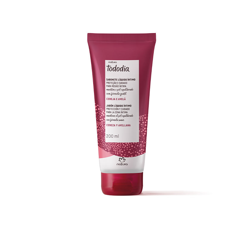 Jabón líquido íntimo Tododia cereza y avellana