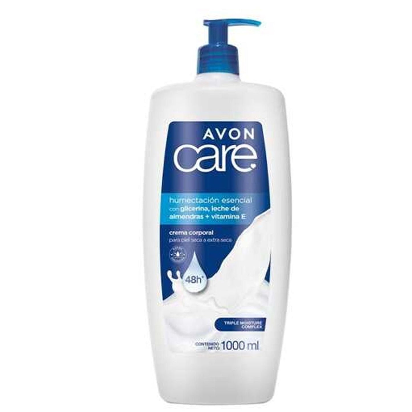 Crema Corporal Humectación Esencial Triple Moisture Complex Avon Care 1 Litro