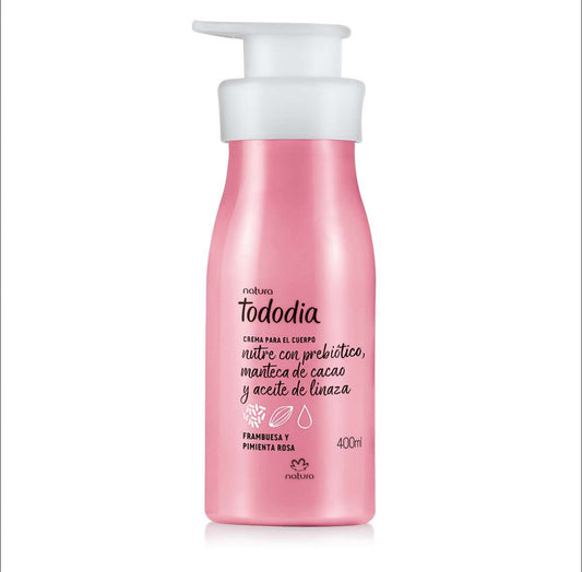 Tododia hidratante corporal frambuesa y pimienta rosa