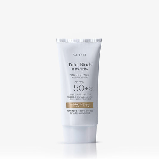 Fotoprotector Facial Gel Velvet Total Block Dermafusión SPF 50+ 50ml