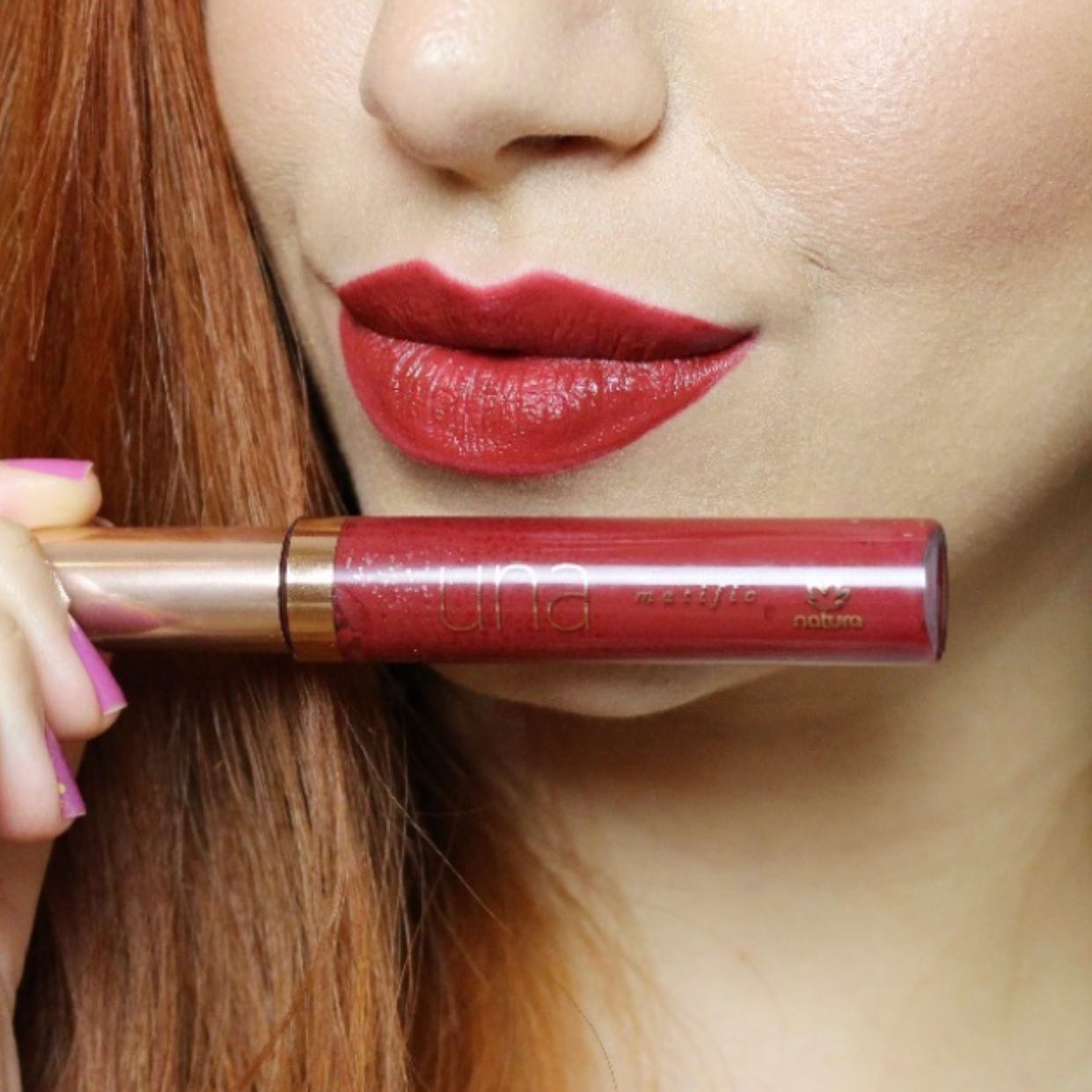 Una Labial mate intransferible 8 ml - Rouge 4m