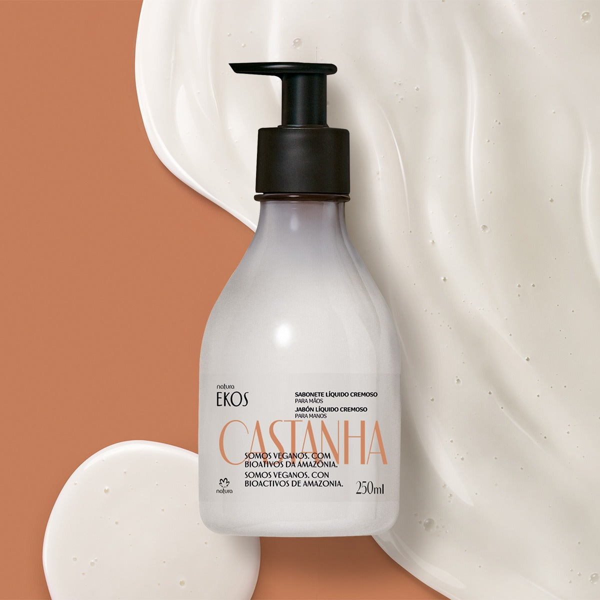 Ekos Jabón líquido para manos castaña 250 ml