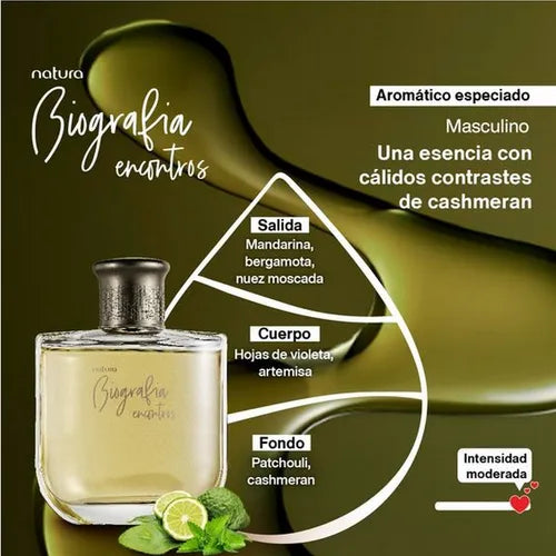 Biografía Encontros Eau de Toilette Masculino 100ml