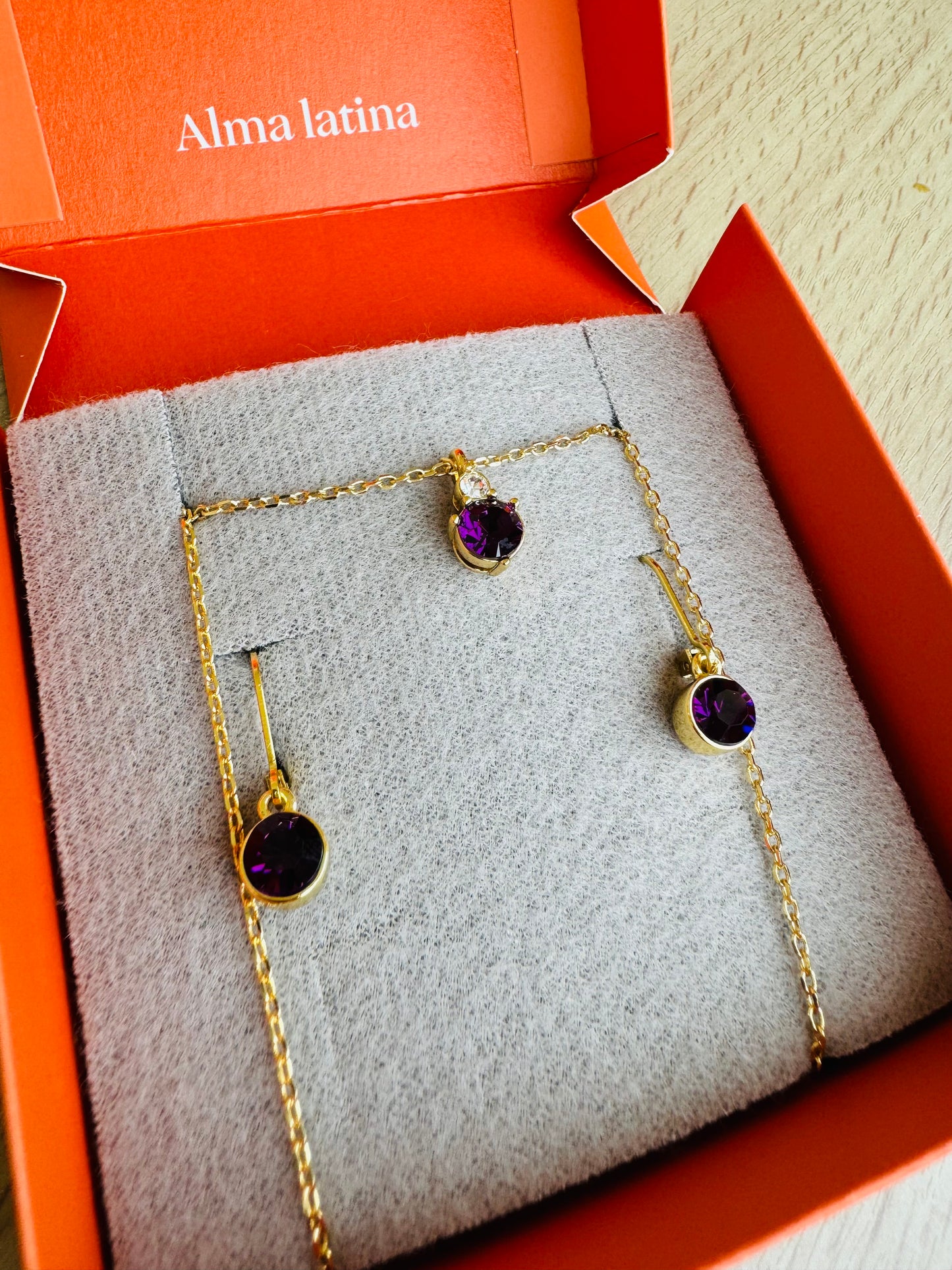 Colección Paimas (collar y aretes)