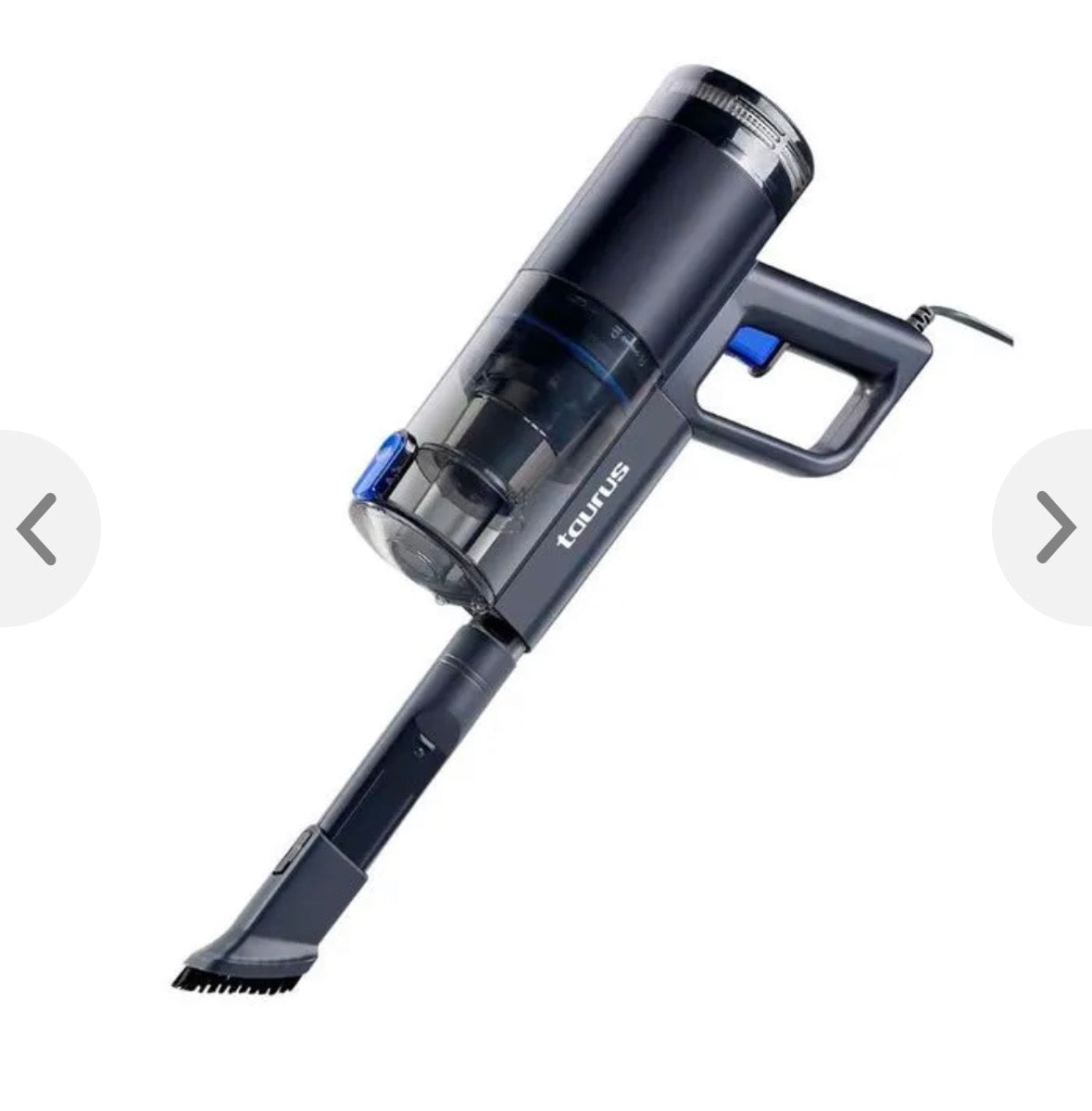 Aspiradora Vertical Taurus Ultimate Comfort 800W 0.4L Griss + Accesorios