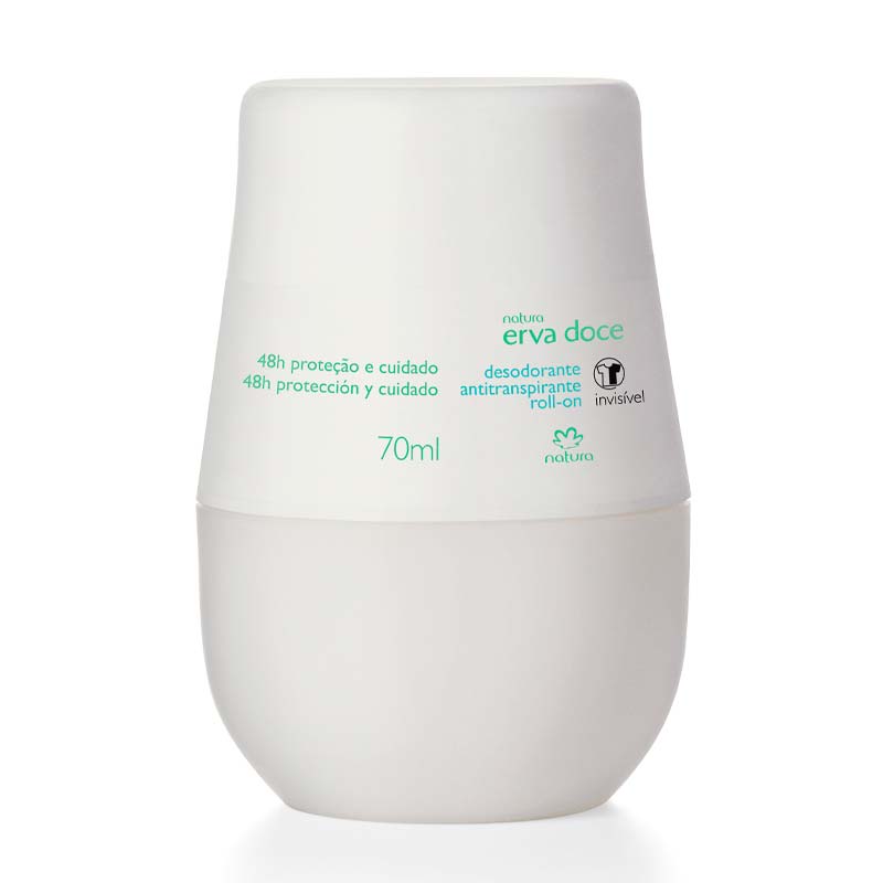 Erva Doce Desodorante antitranspirante roll-on invisible 70 ml1