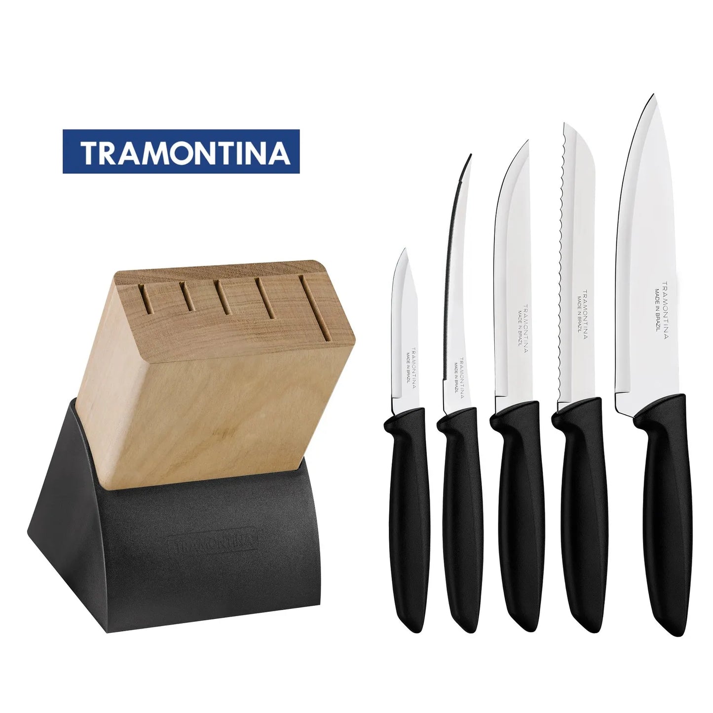 Juego de Cuchillos Tramontina con Base