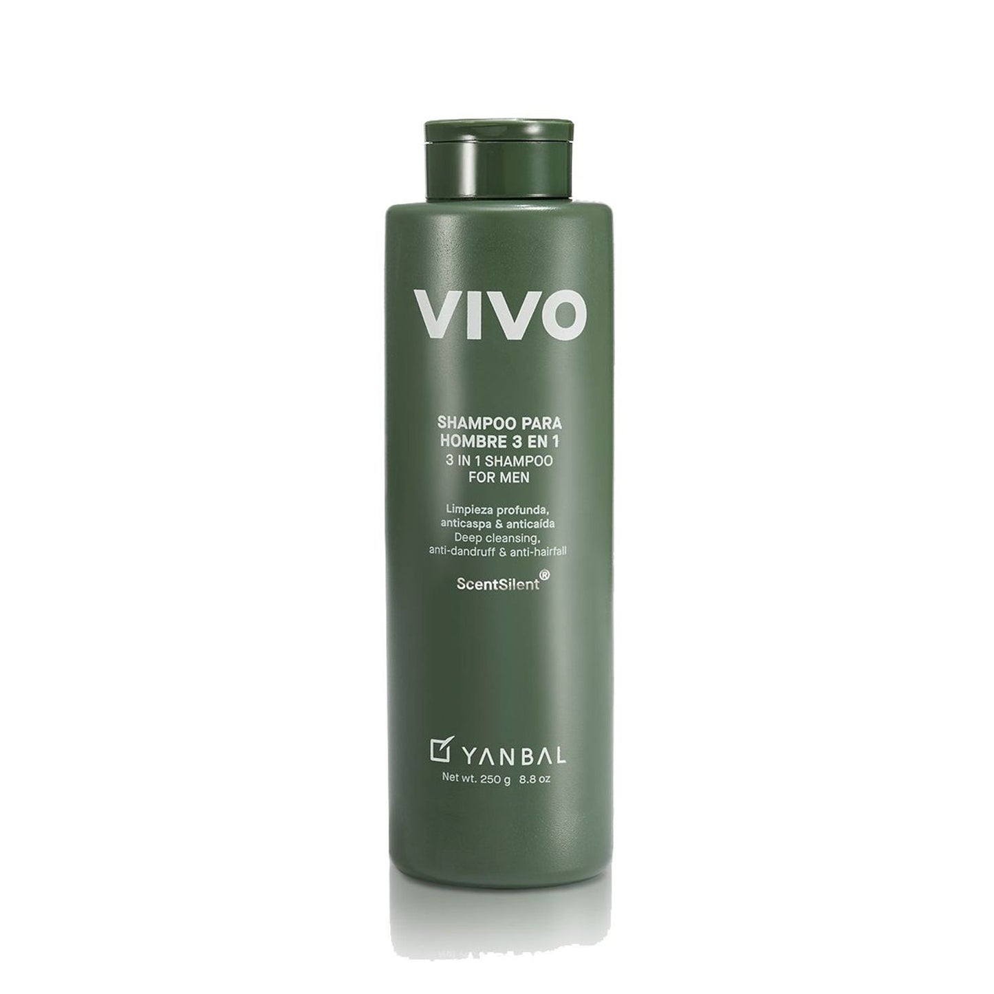 VIVO Shampoo para Hombre 3 en 1 para Hombre